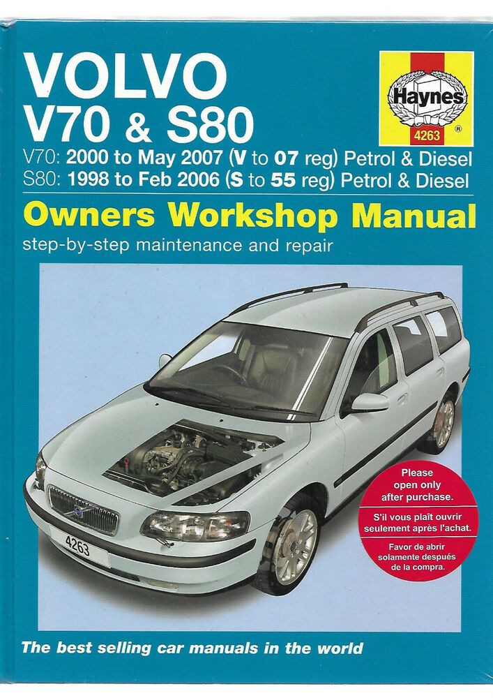 download Volvo V70 S80 workshop manual