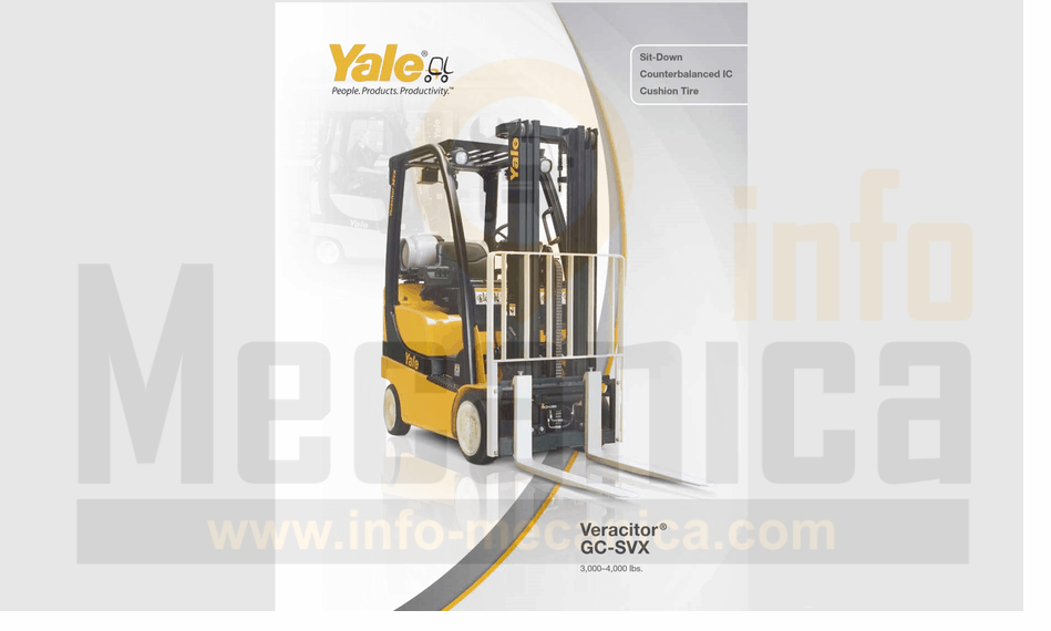 download Yale NR 045 BC Electric Forklift Workable workshop manual