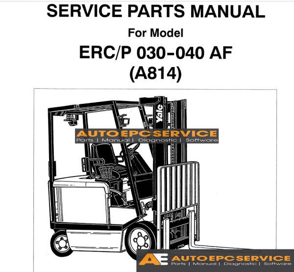 download Yale NR 045 BC Electric Forklift Workable workshop manual