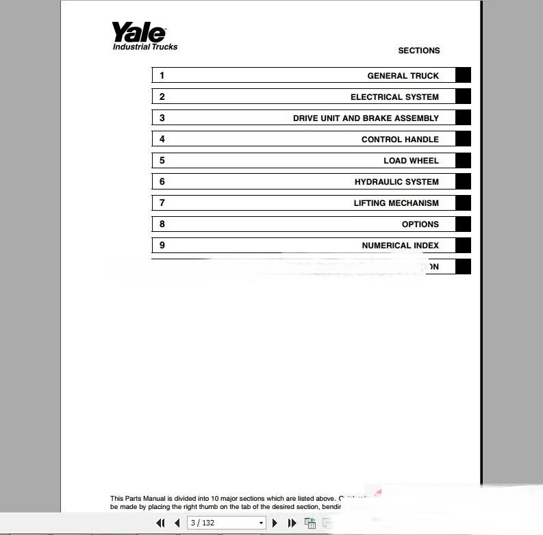download Yale SS 030 BC SS 030 BC Lift Truck able workshop manual
